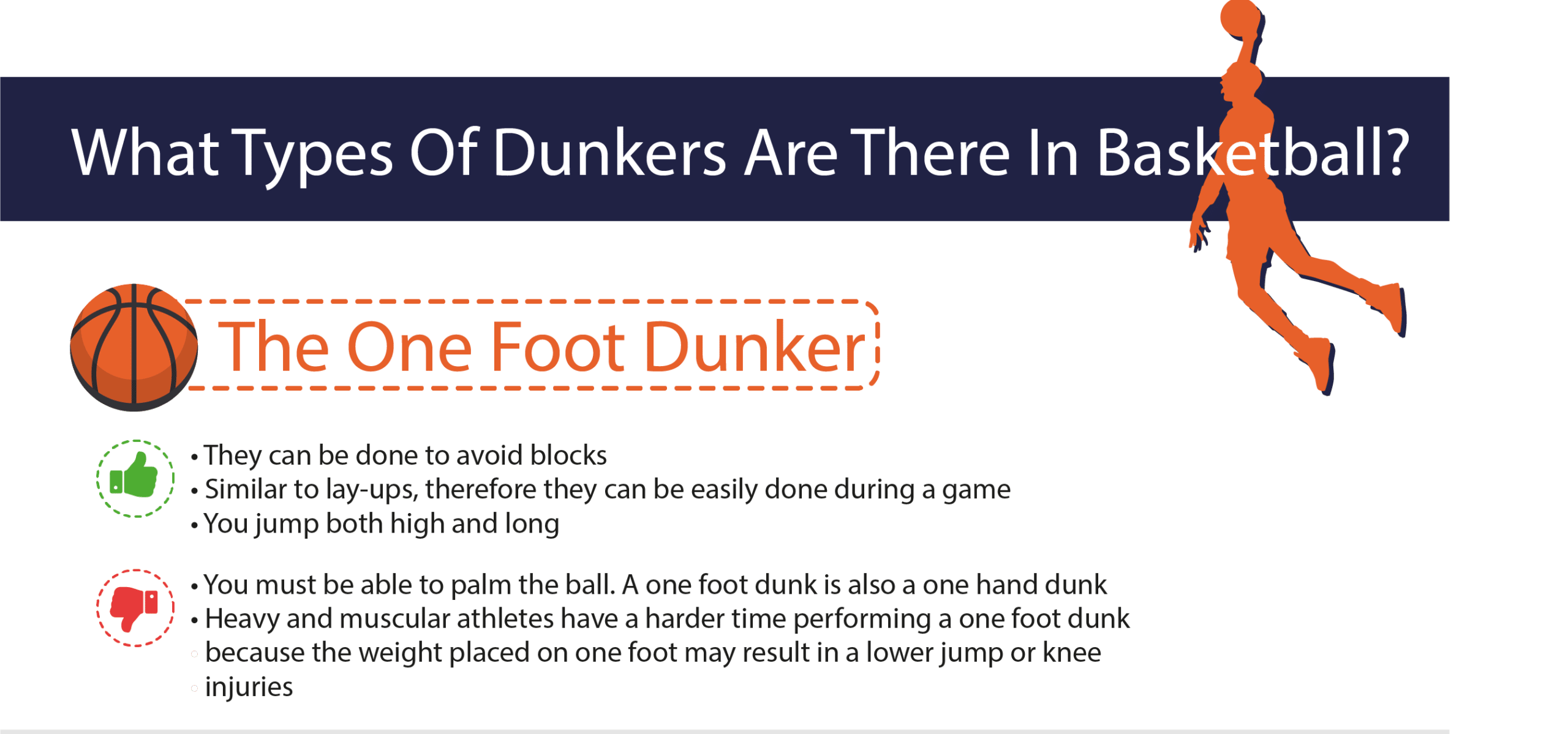 One foot dunker