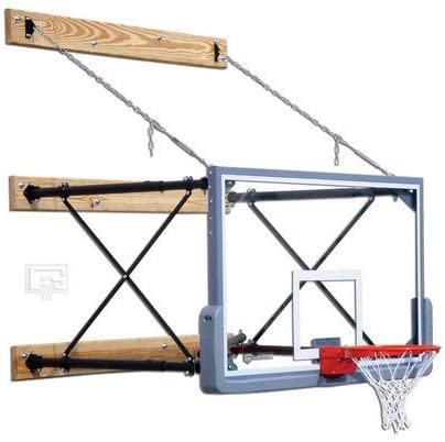 Gared Fold-Up Wall Mount Basketball System