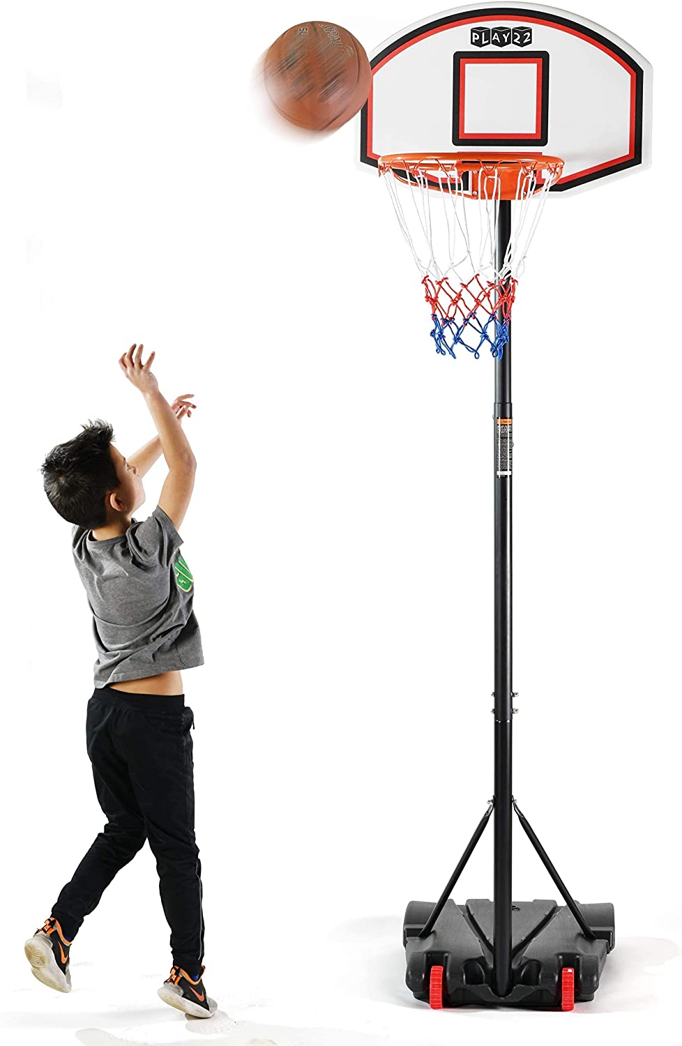 Play22 Kids Adjustable Basketball Hoop