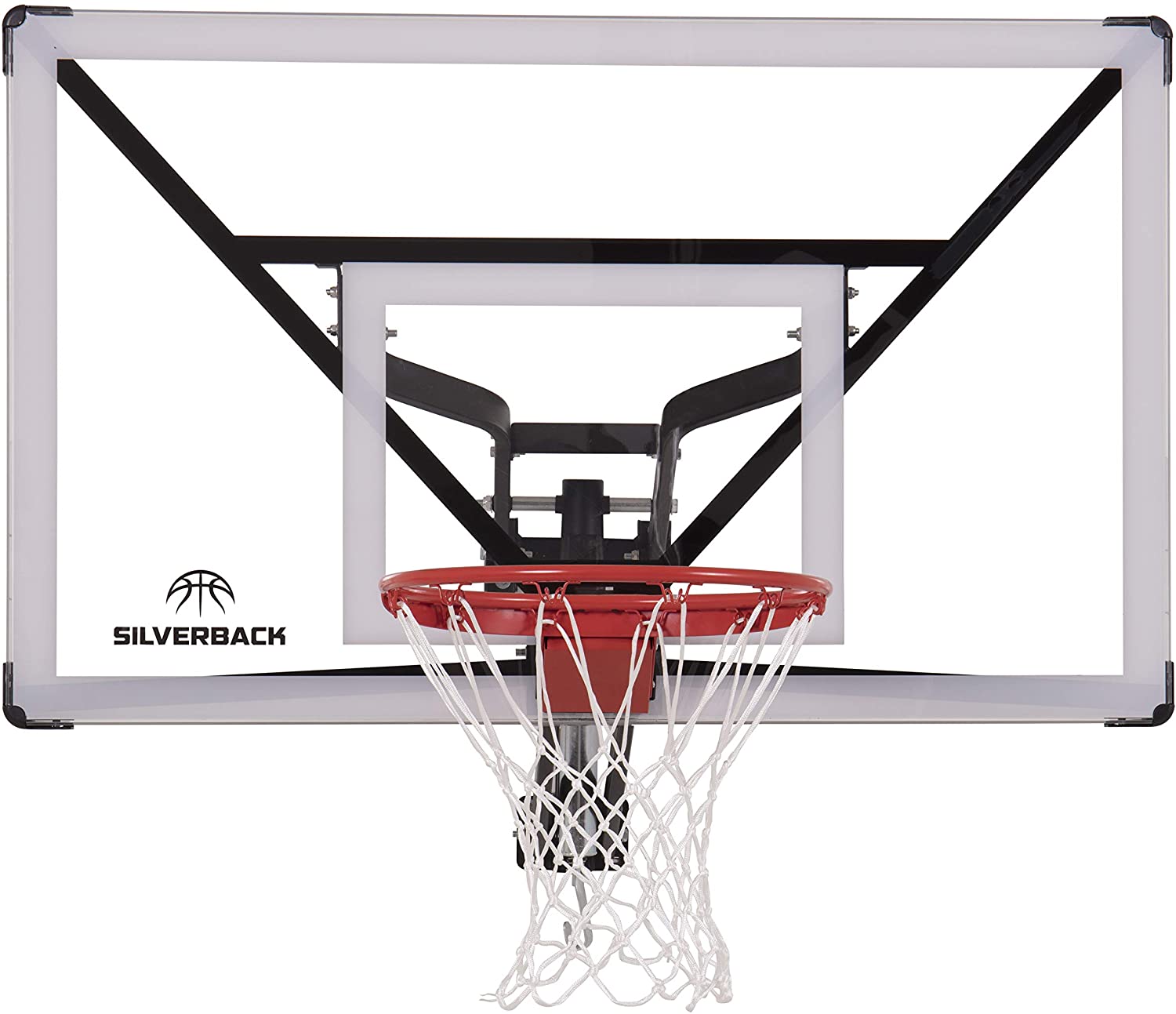 Silverback Wall Mounted Adjustable-Height Basketball Hoop