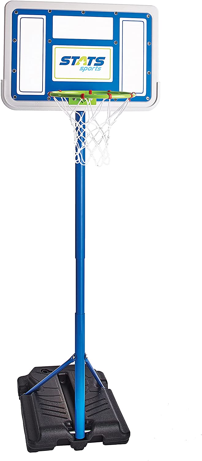 Stats Adjustable Portable Basketball Hoop