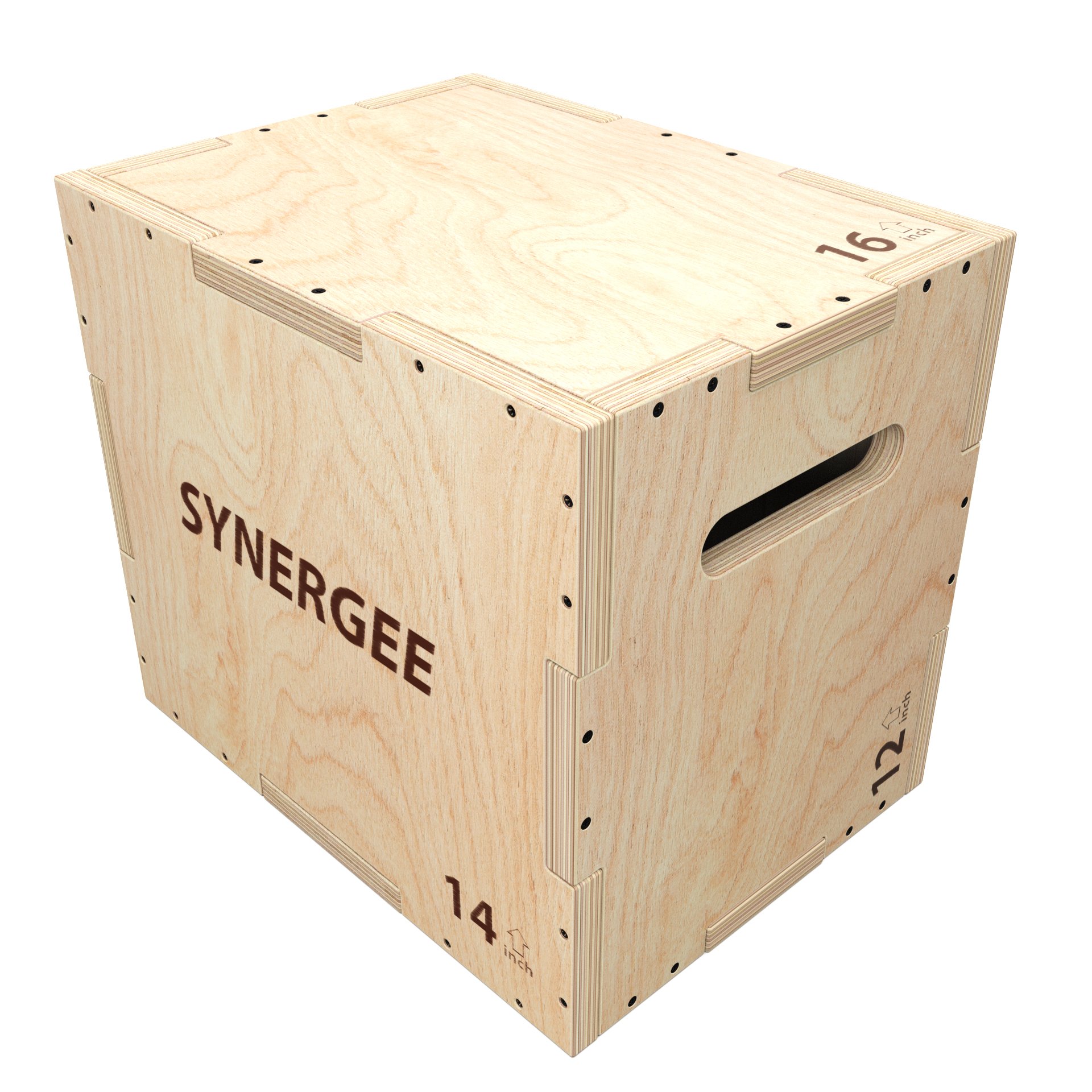 Synergee 3 in 1 Wood Plyometric Box for Jump Training and Conditioning